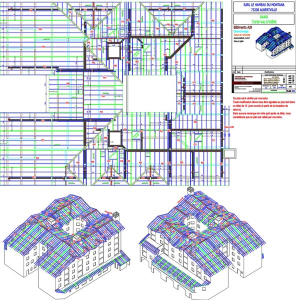 Bureau d'études Charpente bois Savoie 73